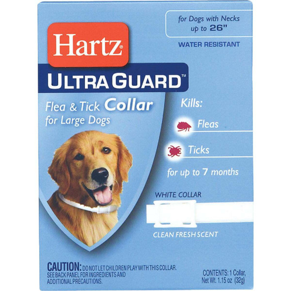 Hartz UltraGuard Water Resistant Flea & Tick Collar For Large Dogs 81169