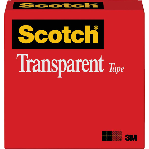 Scotch Transparent Tape Refill, 1/2 In. x 2592 In. 600-72 Scotch Transparent Tape Refill, 1/2 In. x 2592 In. 600-72