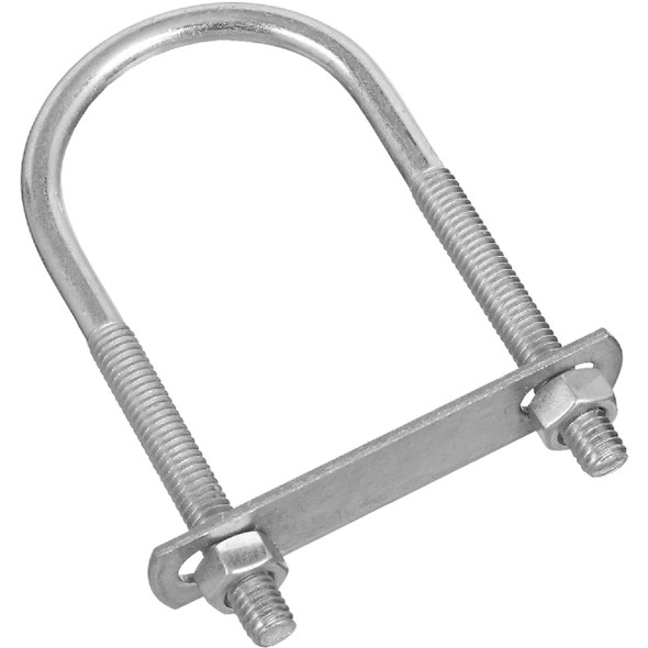 National Hardware 5/16 In. x 2 In. x 4-1/2 In. Zinc Round U Bolt Pack of 5