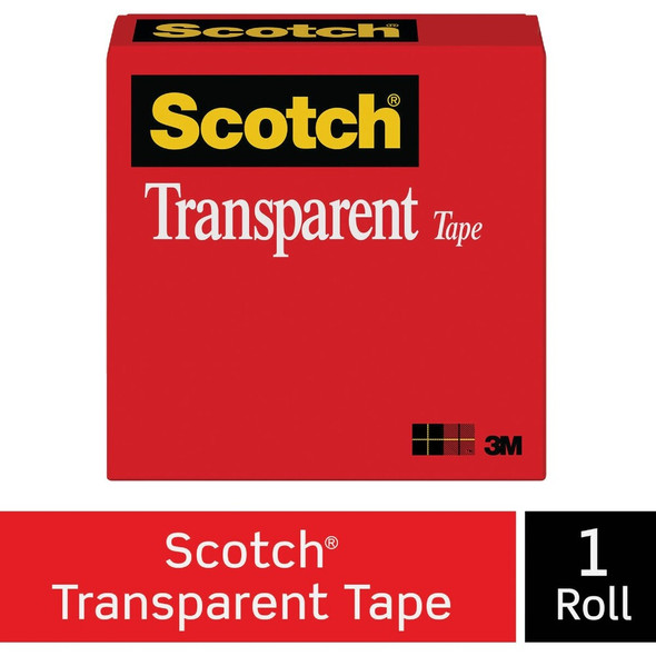 Scotch Transparent Tape Refill, 1-2 In. x 1296 In. 600-36 970952