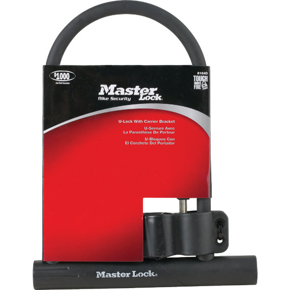 Master Lock 4 In. x 8 In. U-Bar Bicycle Lock Master Lock 4 In. x 8 In. U-Bar Bicycle Lock