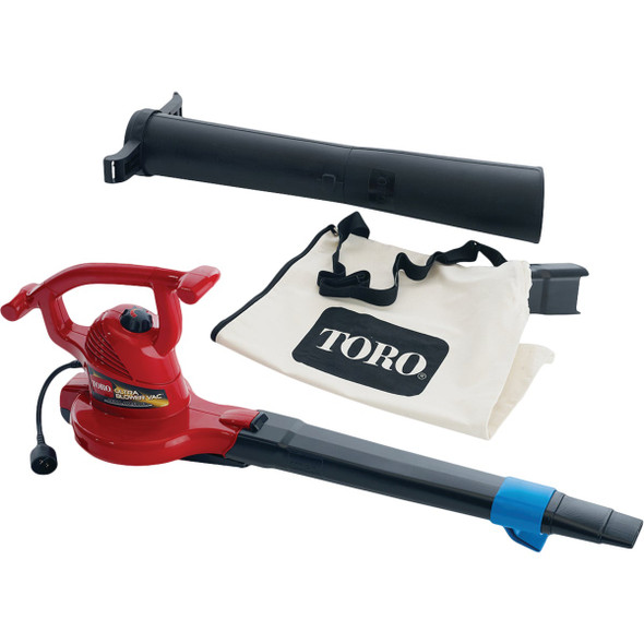 Toro Ultra 250 MPH 410 CFM 12 Amp Electric Blower/Vacuum/Mulcher 51619 Toro Ultra 250 MPH 410 CFM 12 Amp Electric Blower/Vacuum/Mulcher 51619