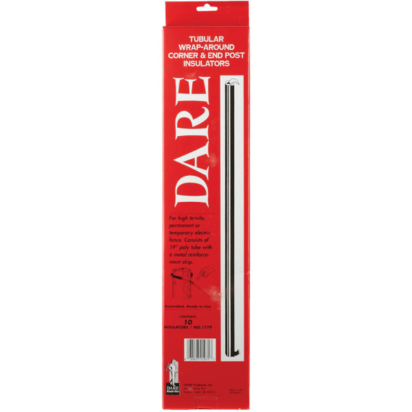 Dare Wrap Around Black Polyethylene/Steel Insert Electric Fence Insulator (10-Pack) Dare Wrap Around Black Polyethylene/Steel Insert Electric Fence Insulator (10-Pack)
