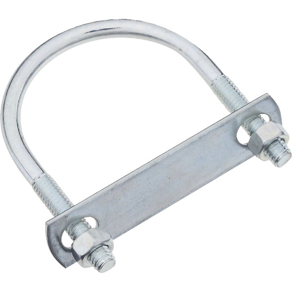 National Hardware 5/16 In. x 2-1/2 In. x 3-1/2 In. Zinc Round U Bolt Pack of 5
