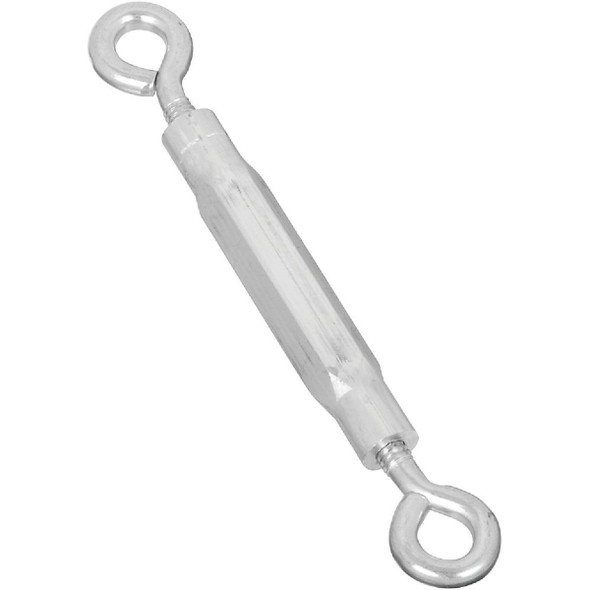 National Hardware 7/32 In. x 6-1/2 In. Zinc Eye & Eye Turnbuckle Pack of 10