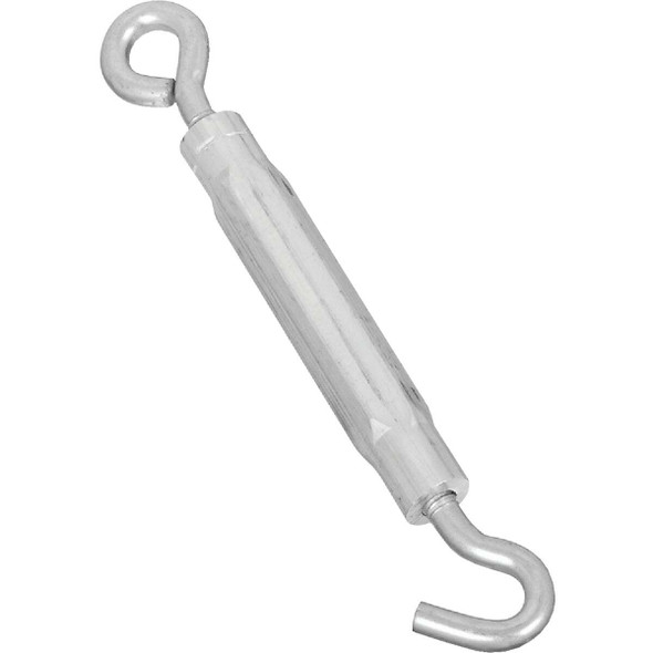 National Hardware 3/16 In. x 5-1/2 In. Zinc Hook & Eye Turnbuckle Pack of 10