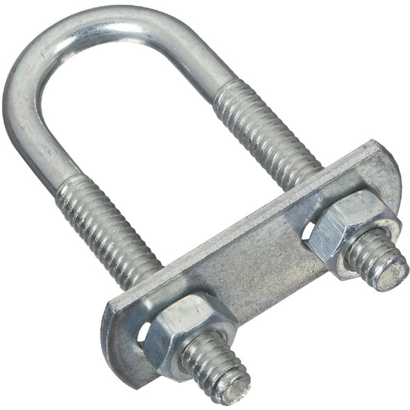 National Hardware 1/4 In. x 3/4 In. x 2-1/2 In. Zinc Round U Bolt Pack of 5