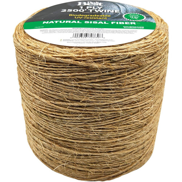 Do it Best 1-Ply x 2500 Ft. Tan Sisal Fiber Twine 742619 742619