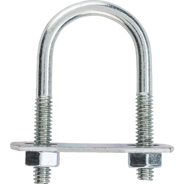 National Hardware 1-4 In. x 1-1-8 In. x 2-1-4 In. Zinc Round U Bolt Pack of 5 N222-083 211842