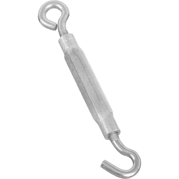 National Hardware 5/16 In. x 9 In. Zinc Hook & Eye Turnbuckle Pack of 10