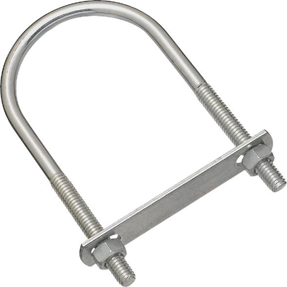 National Hardware 5/16 In. x 2-1/2 In. x 5 In. Zinc Round U Bolt Pack of 5