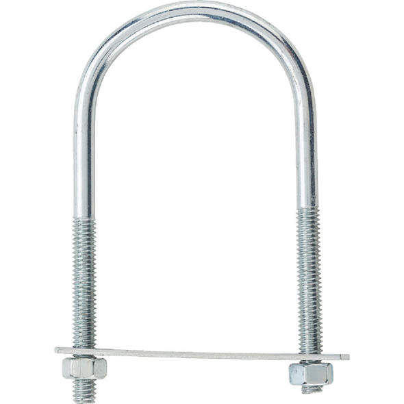 National Hardware 5-16 In. x 2-1-2 In. x 5 In. Zinc Round U Bolt Pack of 5 N222-562 212105
