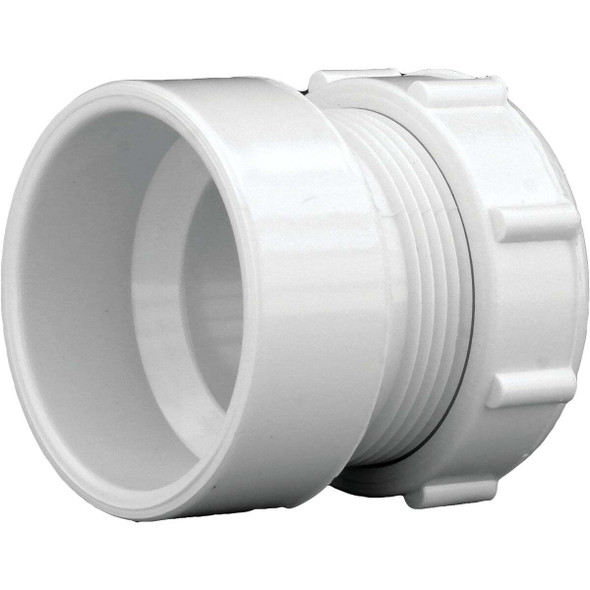 Charlotte Pipe 1-1/2x1-1/4 Pvc Adp Hub PVC 00104R 0600HA