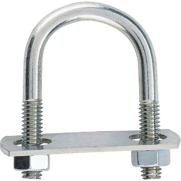 National Hardware 1-4 In. x 1-3-8 In. x 4 In. Zinc Round U Bolt Pack of 5 N222-117 211869