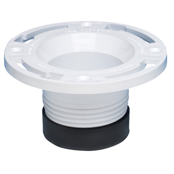 Oatey 4 In. Twist/Set PVC Closet Flange 43651