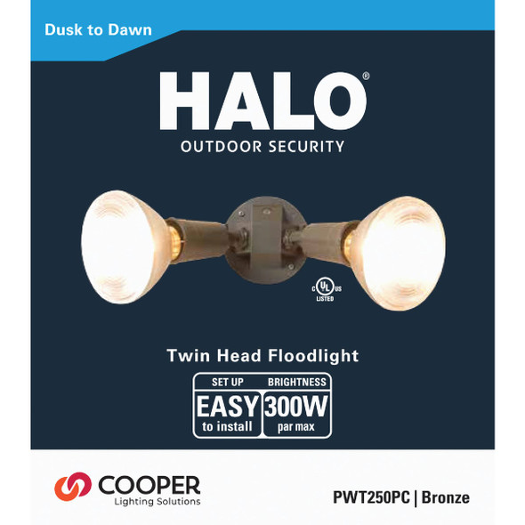 Halo Bronze Dusk To Dawn Incandescent Floodlight Fixture Halo Bronze Dusk To Dawn Incandescent Floodlight Fixture