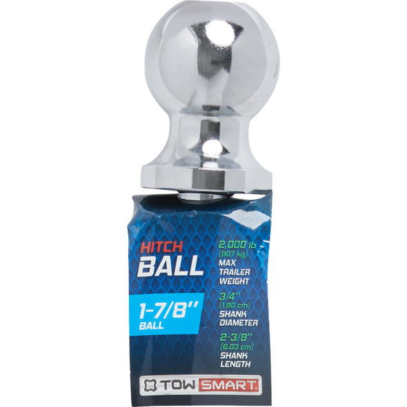 TowSmart Class I 1-7-8 In. x 3-4 In. x 2-3-8 In. Hitch Ball, 2000 Lb. Capacity 717 574538