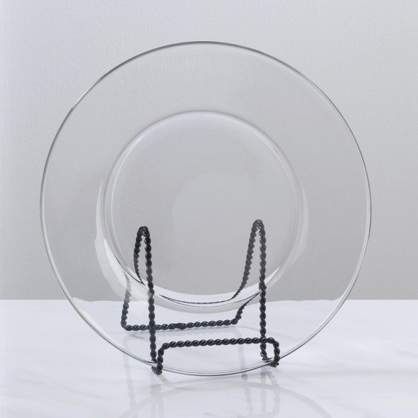 Tripar 4 In. Black Twisted Wire Plate Stand 23-1241 653386