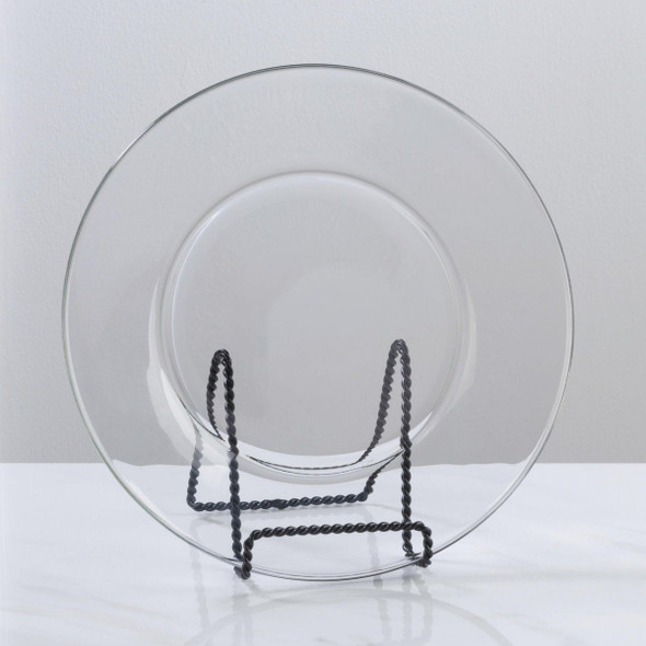 Tripar 4 In. Black Twisted Wire Plate Stand 23-1241 653386