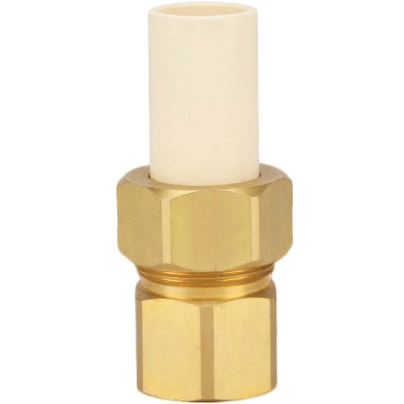 Homewerks 3/4 In. Slip x 3/4 In. FIP CPVC Transition Brass Union 545-34-34-B