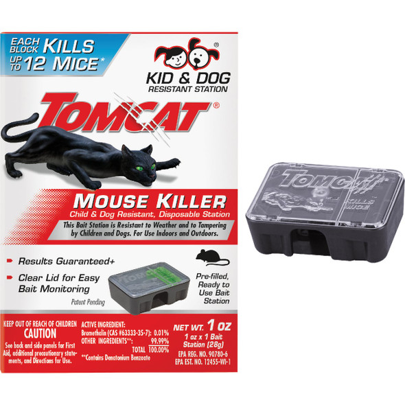 TOMCAT Disposable Bait Station Mouse Killer 0370610