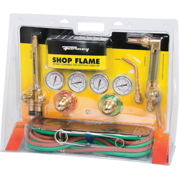 Forney Shop Flame Victor Compatible Medium-Duty Oxygen Acetylene Torch Kit 1705