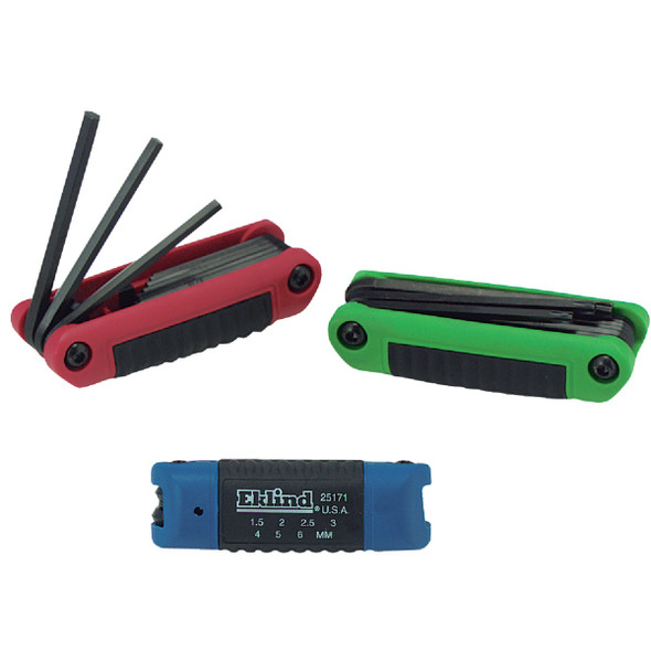 Eklind Metric & Standard Hex Key Set, 24-Piece 25024