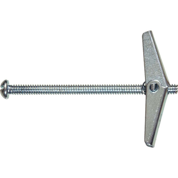 Hillman 1/8 In. Round Head 2 In. L Toggle Bolt Hollow Wall Anchor (15-Count)