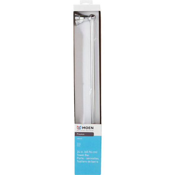 Moen Preston 24 In. Towel Bar, Chrome DN8424CH 461084