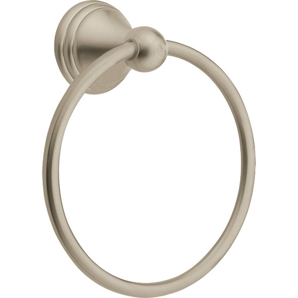 Moen Preston Towel Ring, Brushed Nickel  DN8486BN