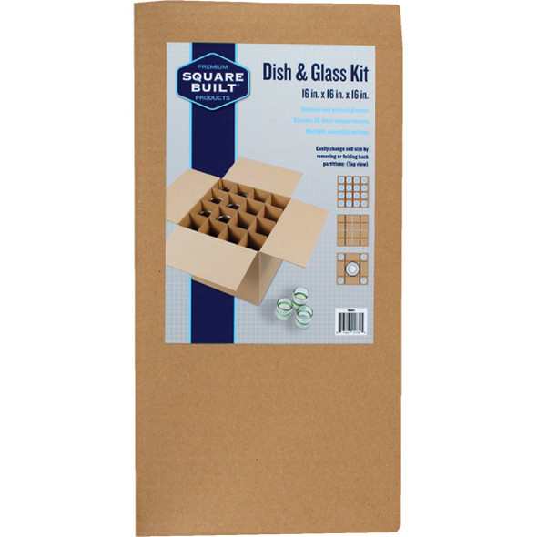 Square Built Cardboard Dividers Kitchenware Moving and Storage Kit SBAGPS