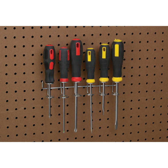 Zinc-Plated Wire 2.4 In. W. x 9.5 In. L. x 2.6 In. D. Tool Holder Hook