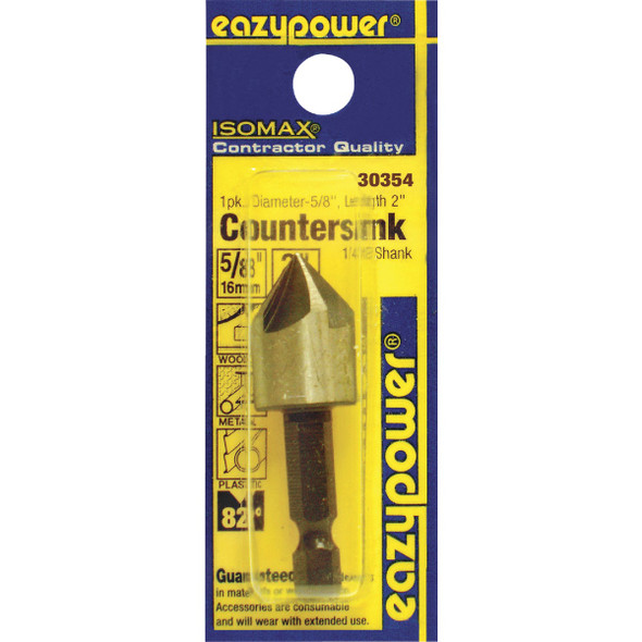 Eazypower 5/8 In. Soft Metal, Wood Countersink 30354