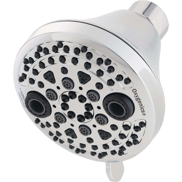 Oxygenics PowerMassage 5-Spray 1.75 GPM Fixed Shower Head, Chrome 88246