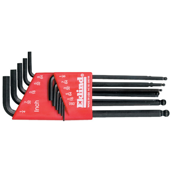 Eklind Standard Ball-End Hex Key Set, 11-Piece 13211