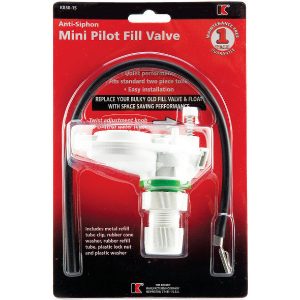 Keeney Plastic Toilet Tank Fill Valve K830-15 434257