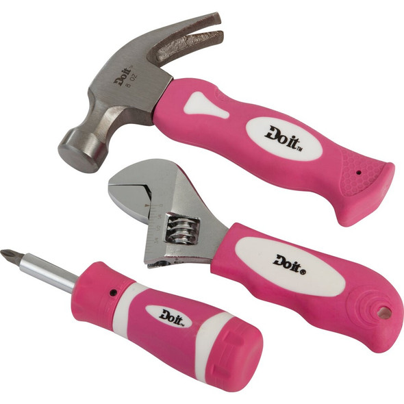 Do it 6-in-1 Screwdriver, Wrench, Hammer Mini Tool Set (3-Piece) 0795 301379