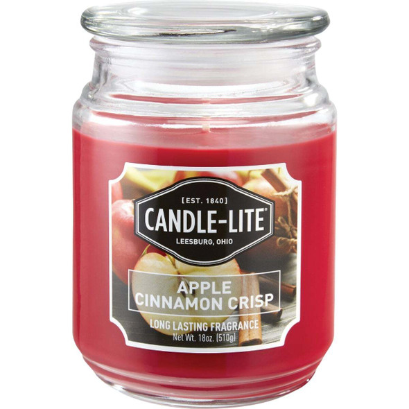 Candle-Lite Everyday 18 Oz. Apple Cinnamon Crisp Jar Candle 3297021
