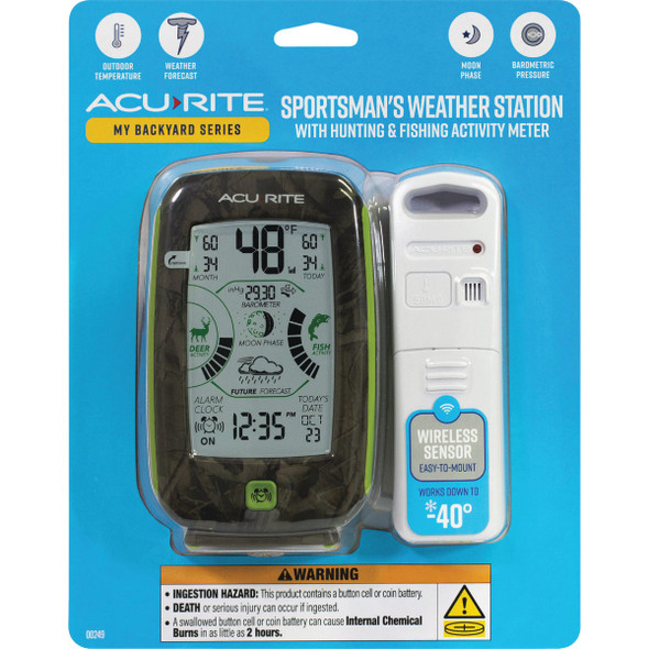 Acu-Rite Sportsman Forecaster Weather Station 00249 650189