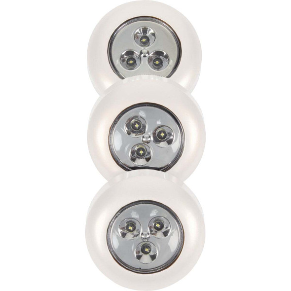 Light It 3-Bulb White LED Battery Tap Light (3-Pack) 30010-308
