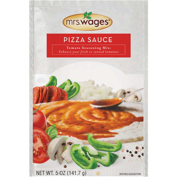 Mrs. Wages 5 Oz. Pizza Sauce Tomato Seasoning Mix W539-J4425