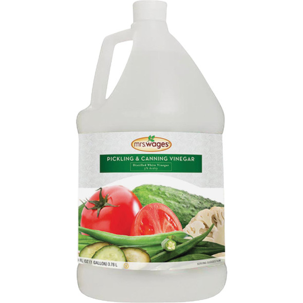 Mrs. Wages 1 Gallon Canning & Pickling Vinegar W654-B3425