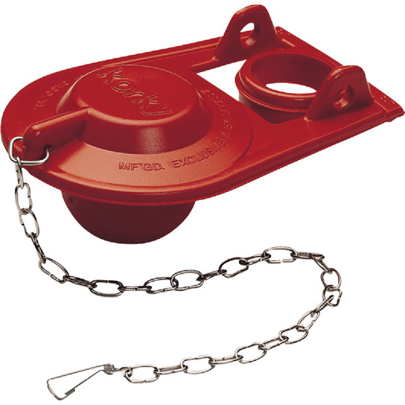Korky Plus Classic Rubber Flapper with Chain 2000BP
