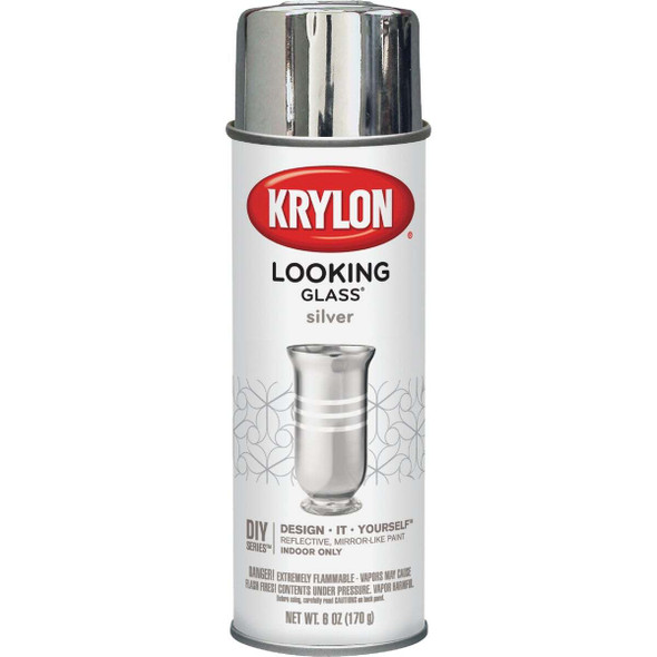 Krylon Looking Glass 6 Oz. Reflective Spray Paint, Silver 9033