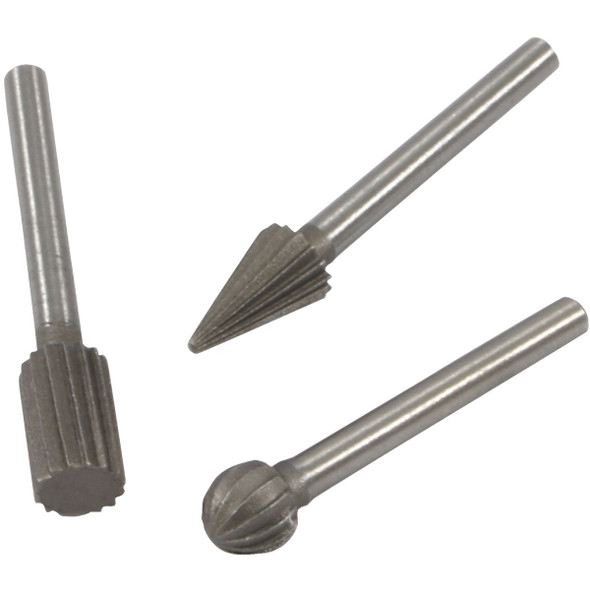 Forney 3 pcs Rotary File Set 60224