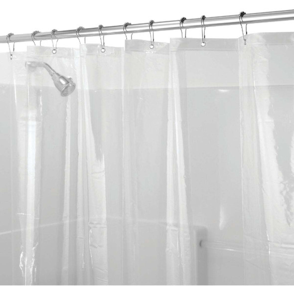 iDesign 72 In. x 72 In. Clear EVA Shower Curtain Liner 14757