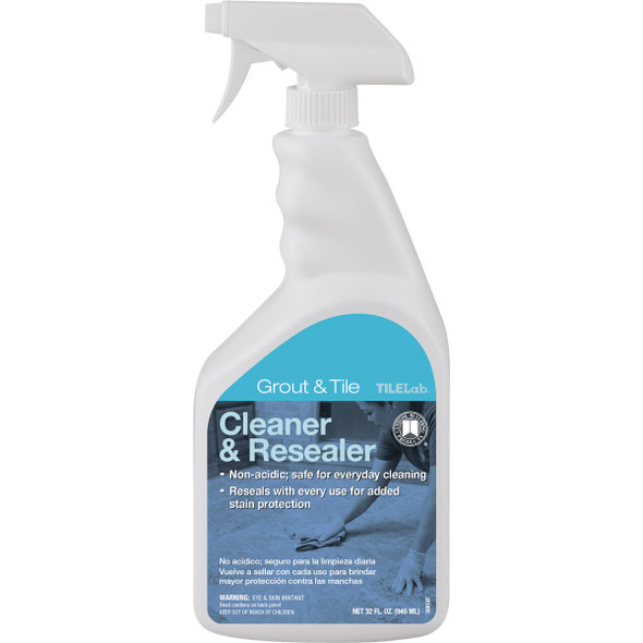 TileLab 1 Qt. OneStep Tile & Grout Cleaner & Resealer TLOSRAQT-3