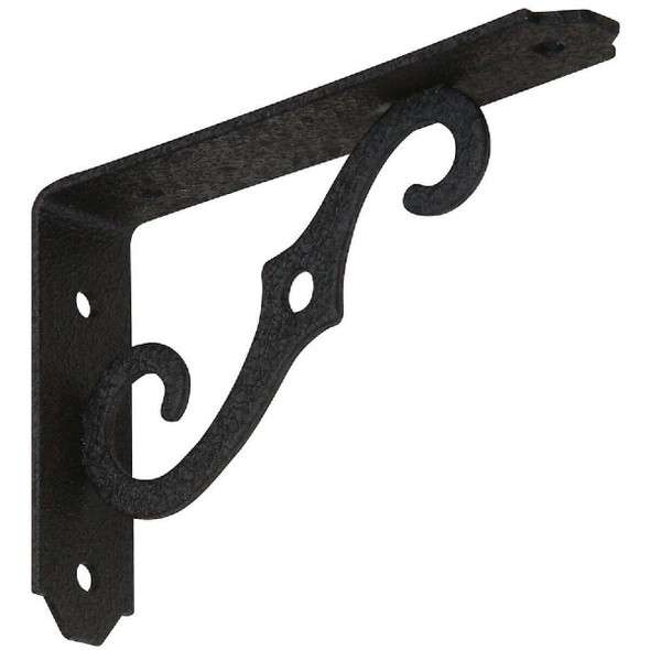 National Hardware 5x3-1/2 Blk Orn Bracket N229-393