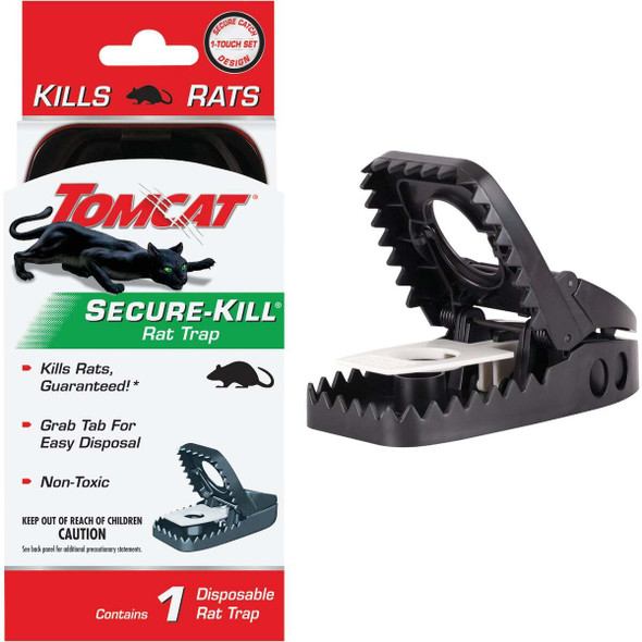 TOMCAT Secure-Kill Mechanical Rat Trap 0360820