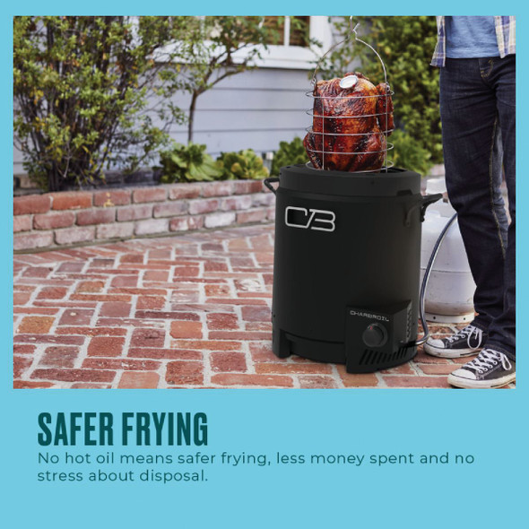 Char-Broil Big Easy 16 Lb. Stainless Steel Oil-Less Turkey Outdoor Fryer 24102165 815176